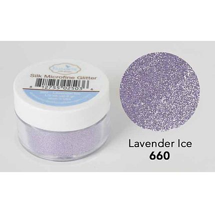 Elizabeth Craft - Silk Microfine Glitter - Lavender Ice